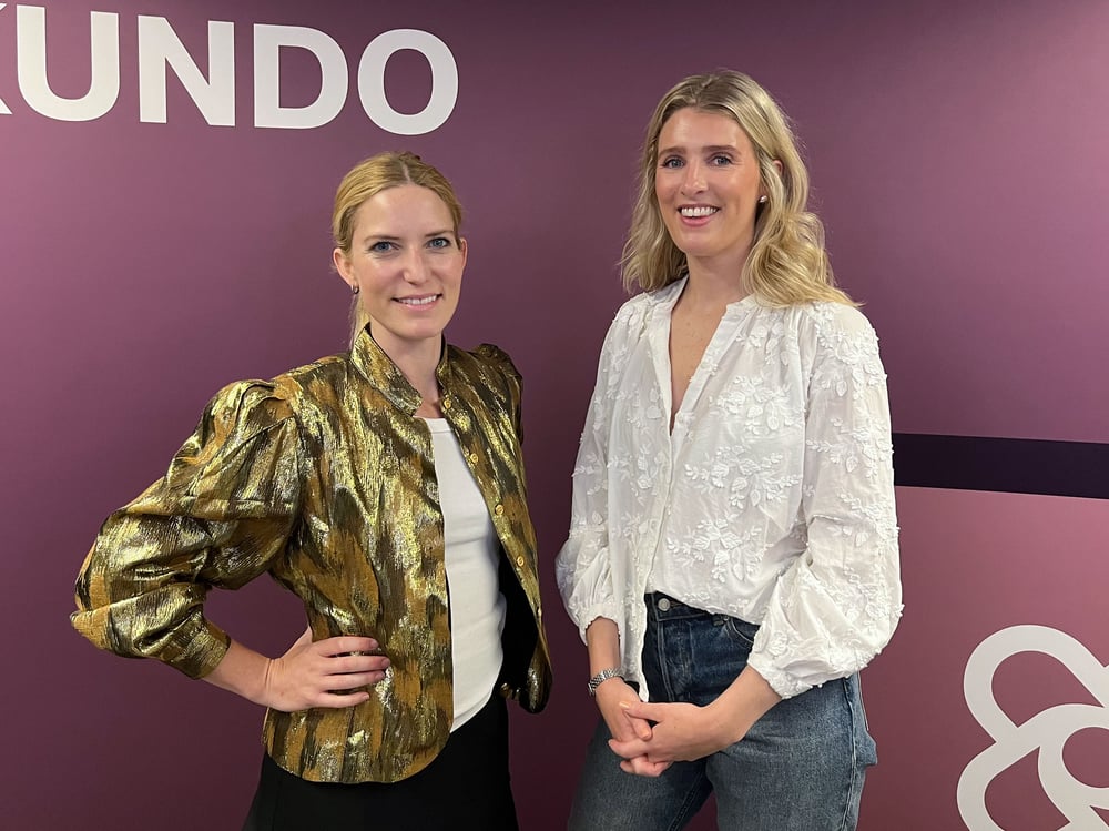 Webinarpresentatörerna Madeleine Wahlqvist och Amanda Vestberg