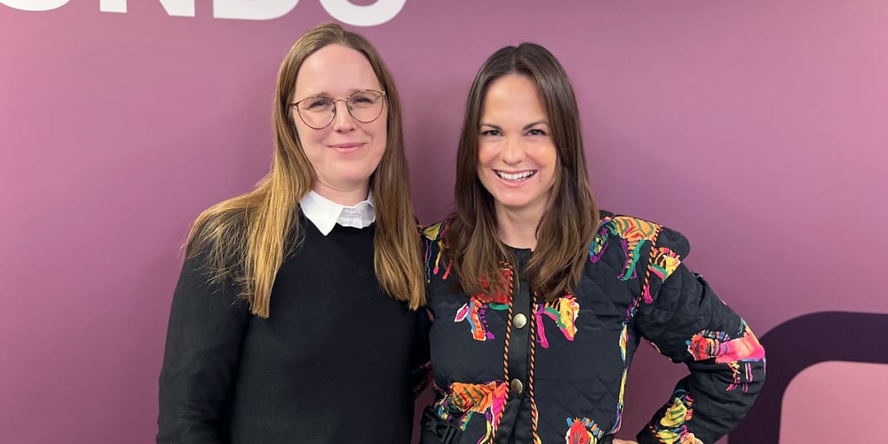 Sara Manding CPO på Kundo och Sofia Alexus VD på Kundo
