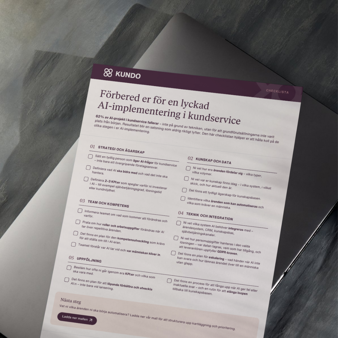 Förbered er en lyckad AI-implementering